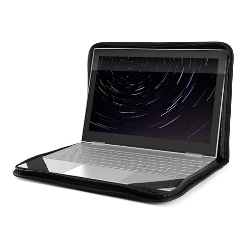 Belkin Always-On-Laptop-Schutzhülle, kompatibel mit Laptops, Tablets, ChromeBooks, iPads und MacBooks von 11 bis zu 12 Zoll; zum Geräteschutz; mit Zwei Fächern EDA003 schwarz 11"-12" von Belkin