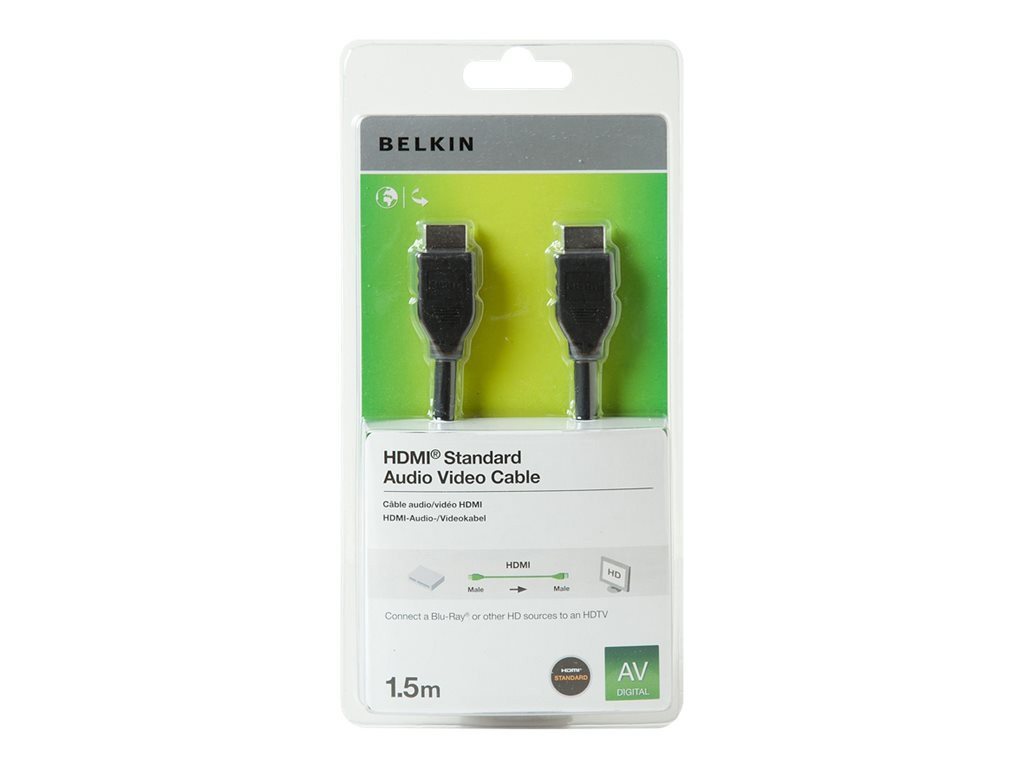 Belkin BELKIN HDMI Anschlusskabel [1x HDMI-Stecker - 1x HDMI-Stecker] 1.5 ... HDMI-Kabel von Belkin