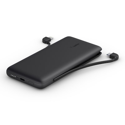 Belkin BOOST CHARGE™ Powerbank,10.000 mAh 18W, mit Kabeln, schwarz von Belkin