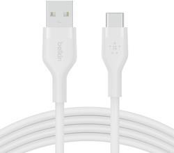 Belkin BOOST?CHARGE Flex USB Kabel 1 m USB 2.0 USB A USB C Weiß (CAB008BT1MWH) von Belkin