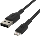 Belkin BOOST CHARGE - Lightning-Kabel - Lightning (M) bis USB (M) - 1,0m - Schwarz - für Apple iPad/iPhone/iPod (Lightning) (CAA002BT1MBK) von Belkin