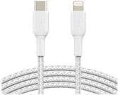Belkin BOOST CHARGE - Lightning-Kabel - USB-C (M) bis Lightning (M) - 2 m - weiß - USB-Stromversorgung (18 W) - für Apple iPad/iPhone/iPod (Lightning) von Belkin