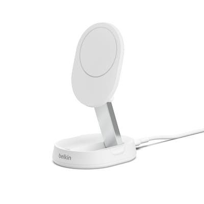 Belkin BOOST CHARGE PRO Qi2 15W magnetisch, verstellbar, 1.5m Kabel, weiß von Belkin