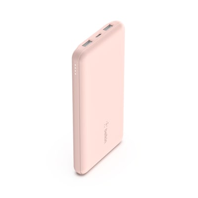 Belkin BOOST CHARGE Powerbank, 10.000mAh, 12W Power Delivery, rosa Belkin BOOST CHARGE Powerbank, 10.000mAh, 12W Power Delivery, rosa von Belkin