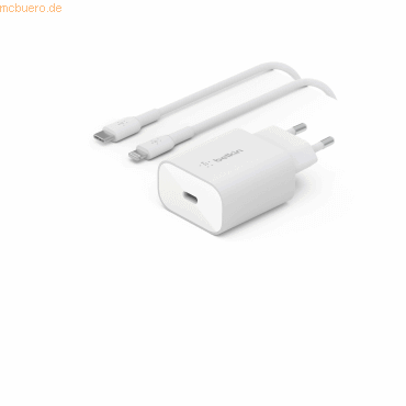 Belkin Belkin 25W USB-C Ladegerät PowerDelivery, light. Kabel 1m weiß Belkin Belkin 25W USB-C Ladegerät PowerDelivery, light. Kabel 1m weiß von Belkin