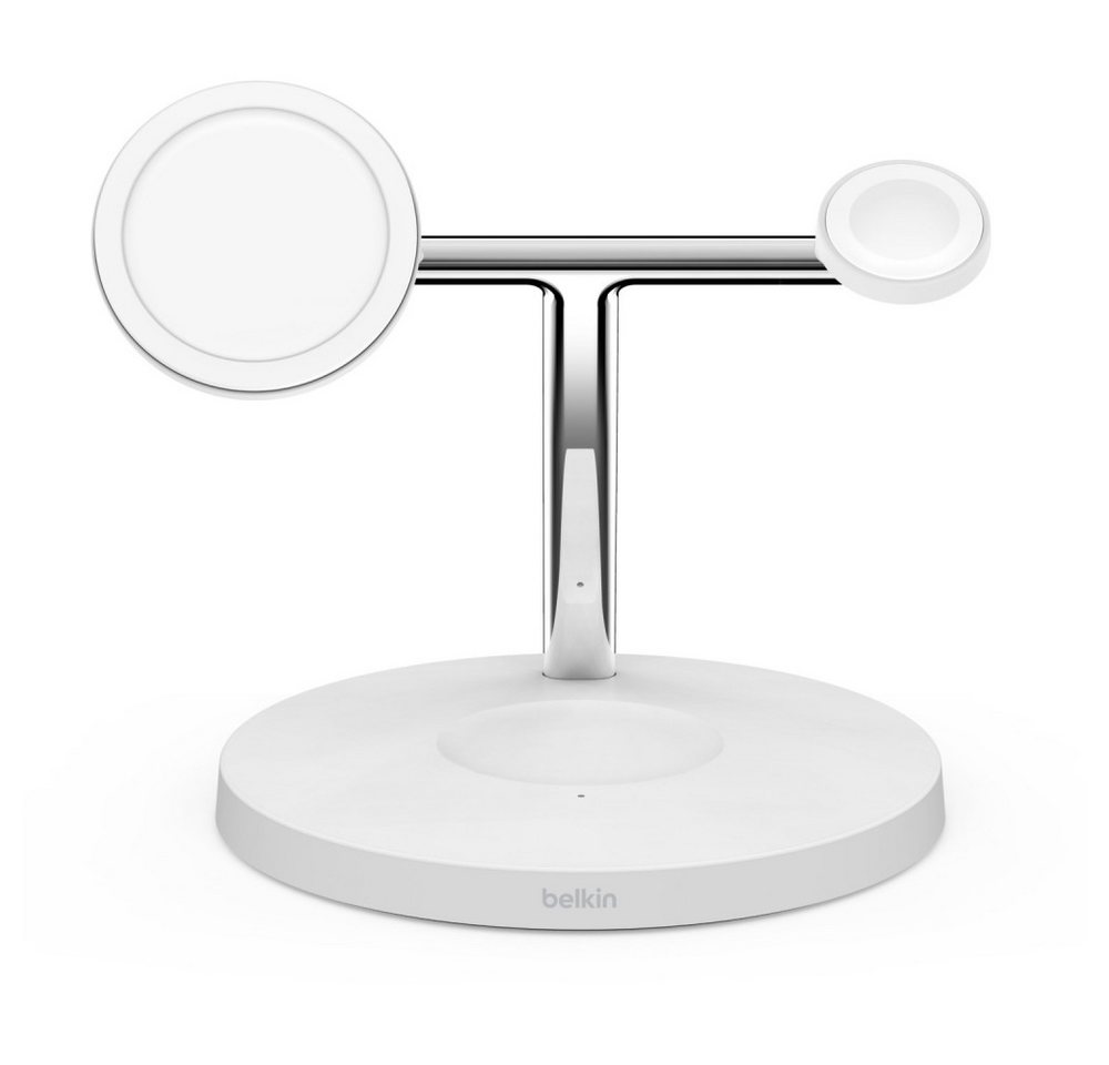 Belkin Belkin 3-in-1 Ladegerät mit MagSafe, kabellos, weiß. Handy-Netzteile Belkin Belkin 3-in-1 Ladegerät mit MagSafe, kabellos, weiß. Handy-Netzteile von Belkin