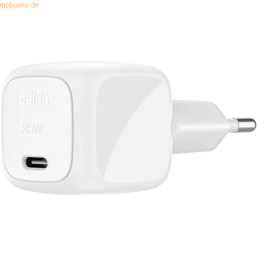 Belkin Belkin 30W USB-C Ladegerät mit Power Delivery und PPS, weiss Belkin Belkin 30W USB-C Ladegerät mit Power Delivery und PPS, weiss von Belkin