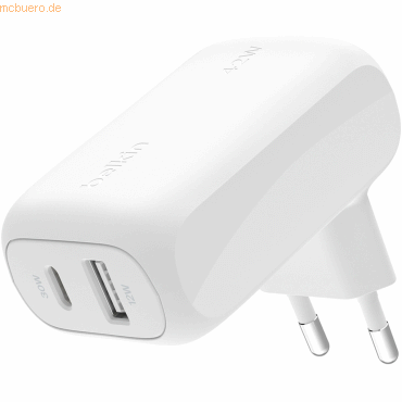 Belkin Belkin BOOST CHARGE 42W Dual Ladegerät mit PD+PPS, w von Belkin