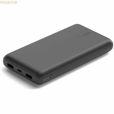 Belkin Belkin BOOST CHARGE Powerbank, 20.000mAh 15W, USB-A & -C, blk von Belkin