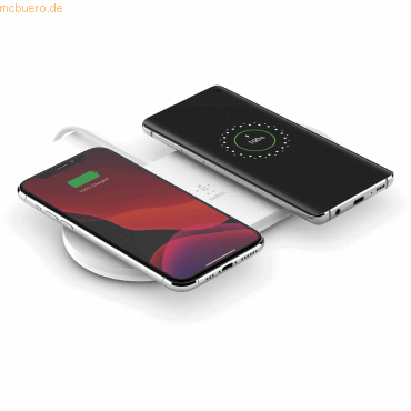 Belkin Belkin BOOST CHARGE Wireless Charging Dual Pad 2x 15W NT wht Belkin Belkin BOOST CHARGE Wireless Charging Dual Pad 2x 15W NT wht von Belkin