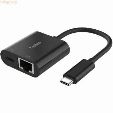 Belkin Belkin Connect USB-C Ethernet Adapter 100 W, PD Belkin Belkin Connect USB-C Ethernet Adapter 100 W, PD von Belkin
