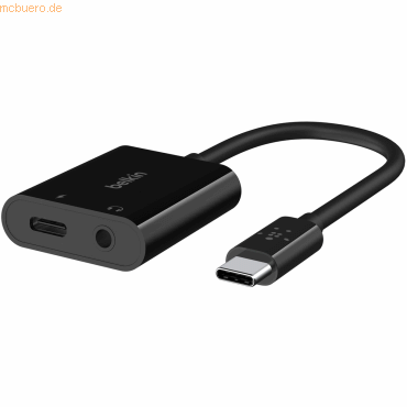 Belkin Belkin RockStar 3,5mm-Klinken-Audio- und USB-C-Ladeadapter blk Belkin Belkin RockStar 3,5mm-Klinken-Audio- und USB-C-Ladeadapter blk von Belkin