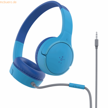 Belkin Belkin SOUNDFORM Mini kabelgebundene On-Ear Kopfhörer blau von Belkin