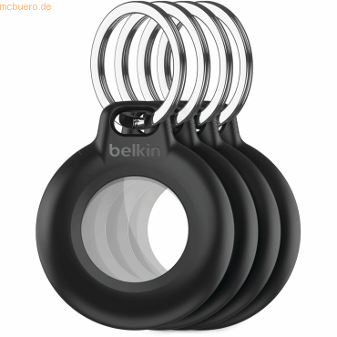 Belkin Belkin Secure Holder 4er-Pack wasserfest Apple AirTag, schwarz Belkin Belkin Secure Holder 4er-Pack wasserfest Apple AirTag, schwarz von Belkin