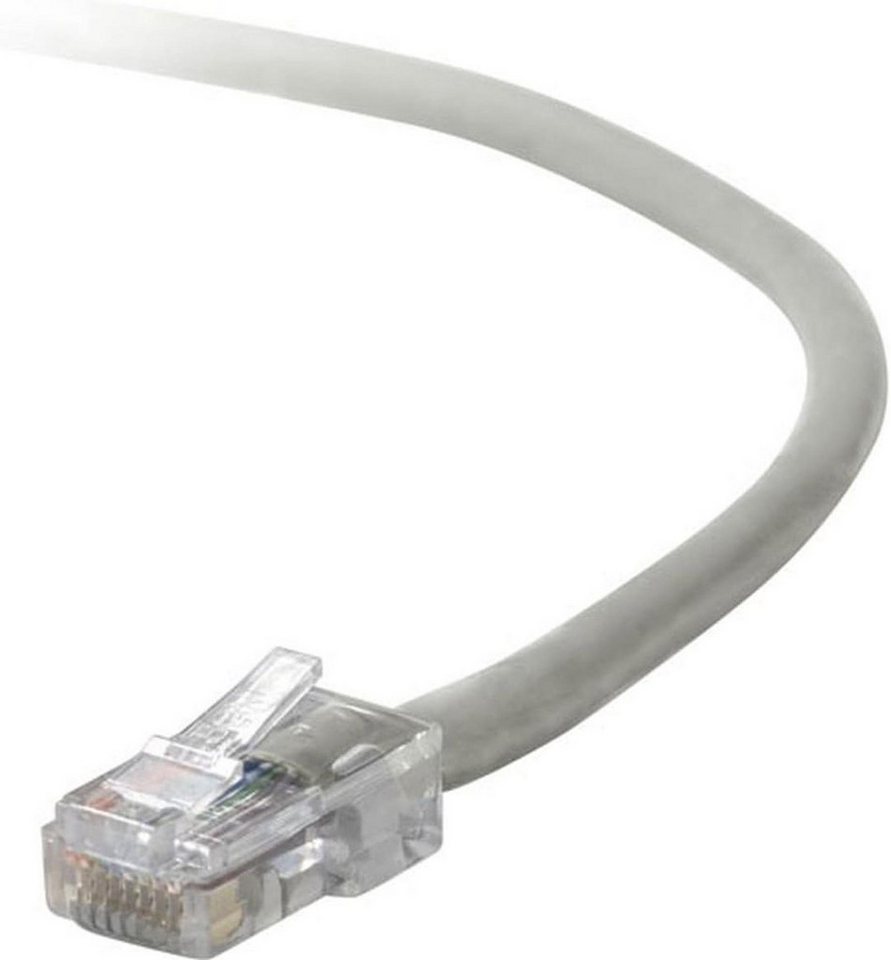 Belkin Belkin Tradepack Patchkabel (Cat-5e, snagless, 3 m), Grau LAN-Kabel von Belkin