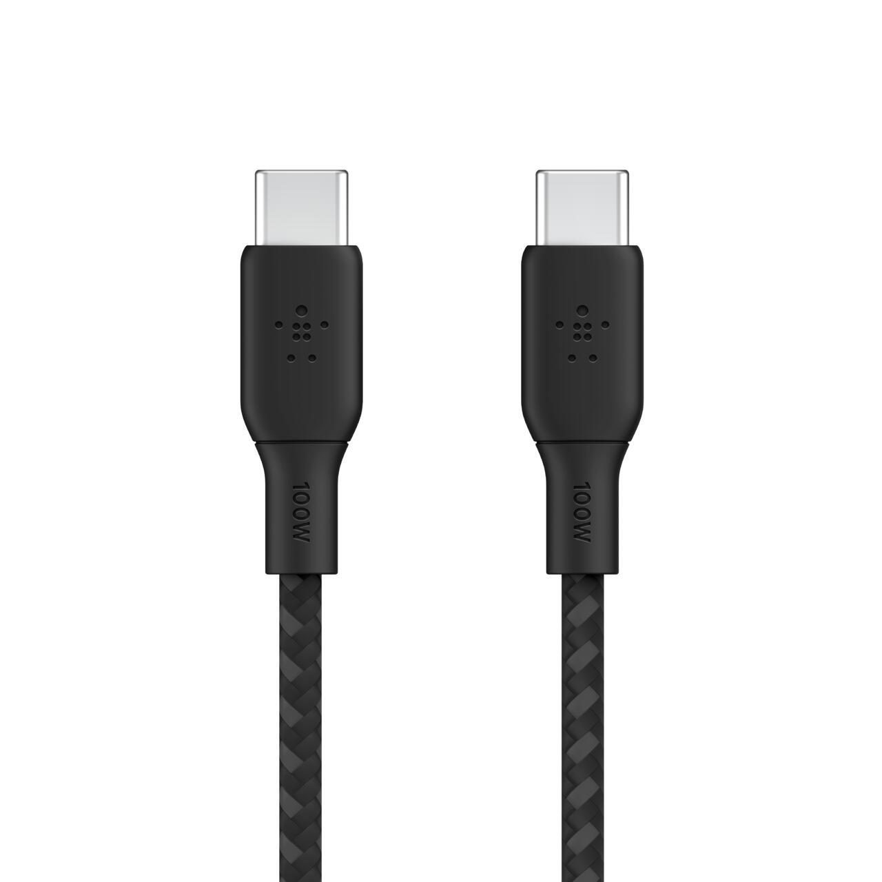 Belkin Boost Charge USB-C auf USB-C Kabel 100W (2m, Schwarz) von Belkin