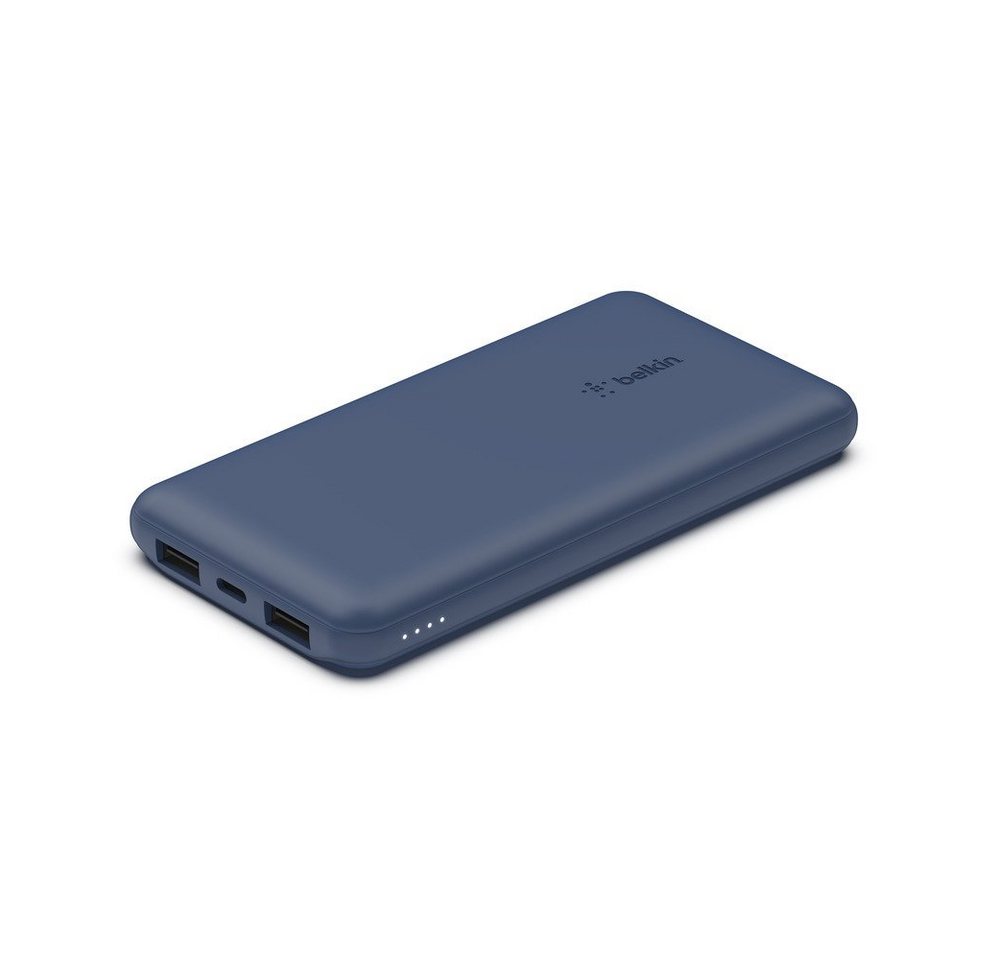 Belkin BoostCharge 10.000mAh Powerbank 15 Watt zum Laden von 3 Geräten Powerbank 10000 mAh, 1x USB-C, 2x USB-A, Power für bis zu 40 Stunden von Belkin