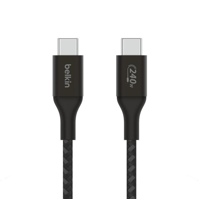 Belkin BoostCharge 2 m USB-C/USB-C Kabel (240 W), schwarz von Belkin