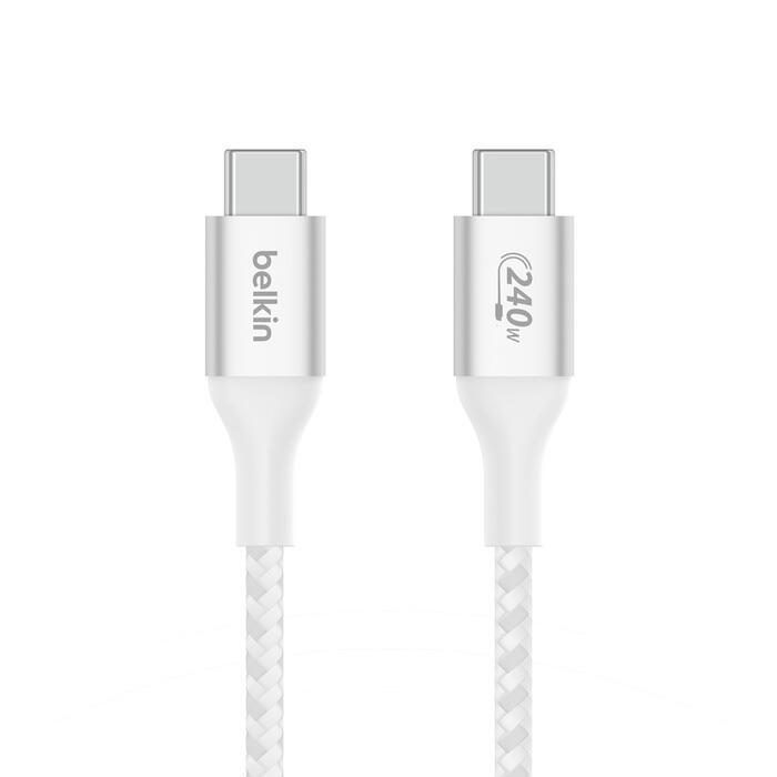 Belkin BoostCharge 2 m USB-C/USB-C Kabel 240 W, weiß von Belkin