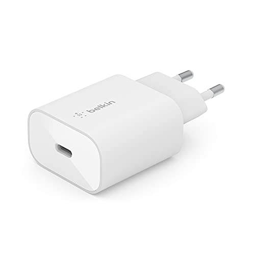 Belkin BoostCharge 25-W-Ladegerät mit PPS, USB-C Power Delivery, USB C Ladegerät, Schnellladegerät für das iPhone 15, Samsung Galaxy, Galaxy Note, Pixel, iPad Pro, iPad Mini und andere Geräte von Belkin