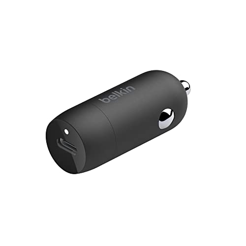 Belkin BoostCharge 30-W-Kfz-Schnellladegerät, Zigarettenanzünder USB, kompaktes Modell mit USB-C-Power Delivery-Anschluss, kompatibel mit iPhone 16, Galaxy S24, iPad, Google Pixel, iPad Pro, Air, mehr Belkin BoostCharge 30-W-Kfz-Schnellladegerät, Zigarettenanzünder USB, kompaktes Modell mit USB-C-Power Delivery-Anschluss, kompatibel mit iPhone 16, Galaxy S24, iPad, Google Pixel, iPad Pro, Air, mehr von Belkin