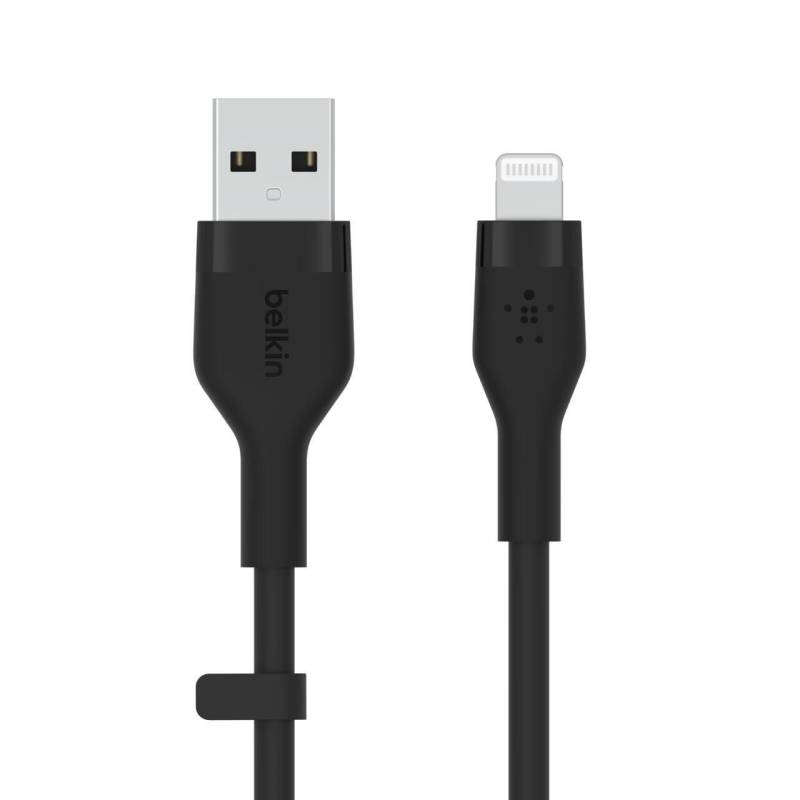 Belkin BoostCharge Flex USB-A Kabel mit Lightning Connector (2m, Schwarz) von Belkin