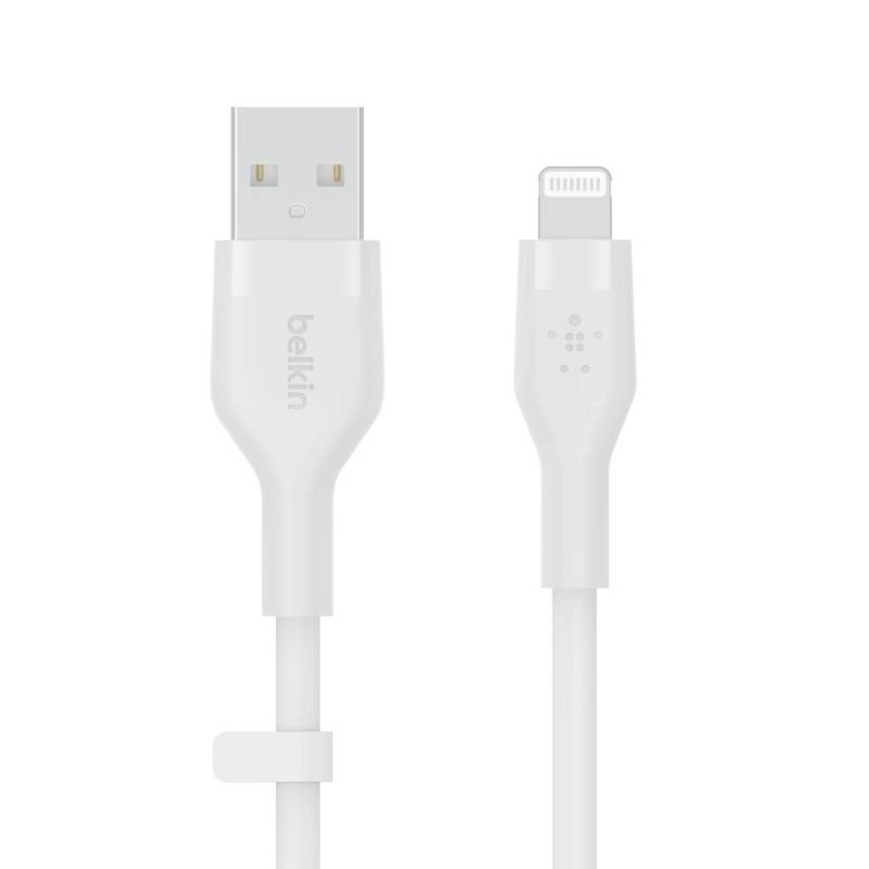 Belkin BoostCharge Flex USB-A Kabel mit Lightning Connector (3m, Weiß) von Belkin