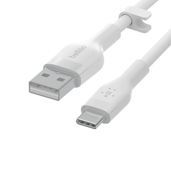 Belkin BoostCharge Flex USB-A auf USB-C Kabel (2m, Weiß) von Belkin