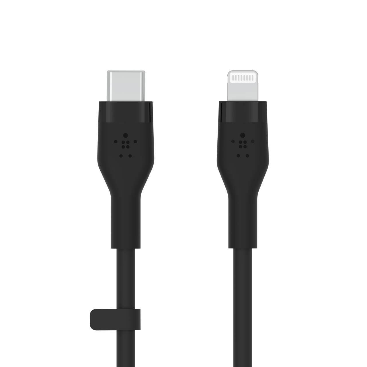 Belkin BoostCharge Flex USB-C Kabel mit Lightning Connector (1m, Schwarz) von Belkin