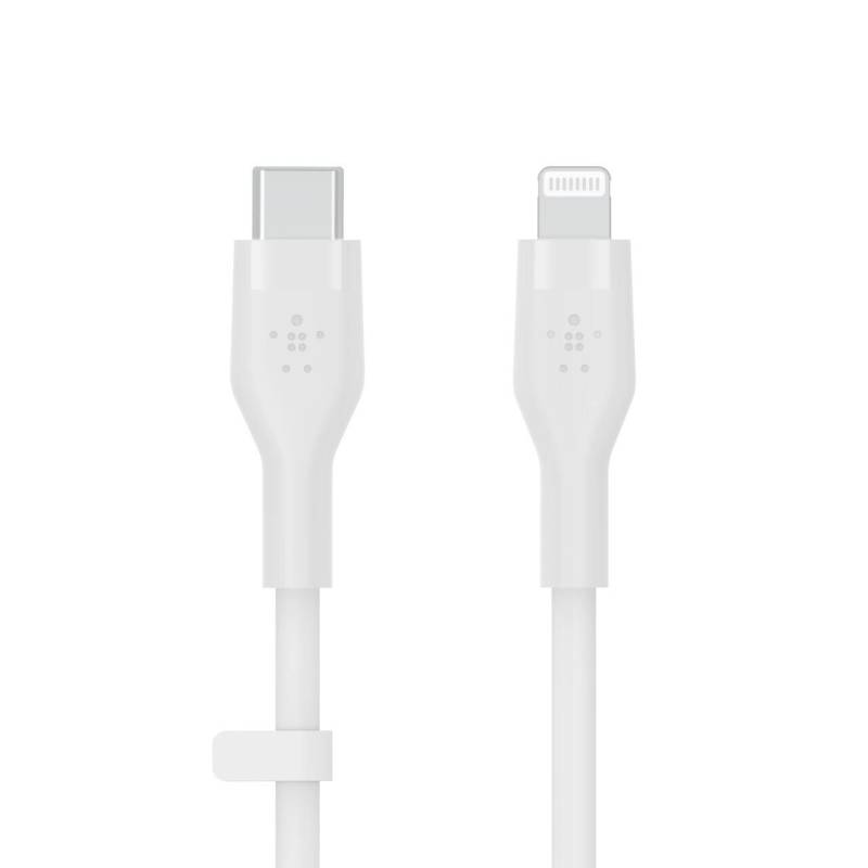 Belkin BoostCharge Flex USB-C Kabel mit Lightning Connector (2m, Weiß) von Belkin