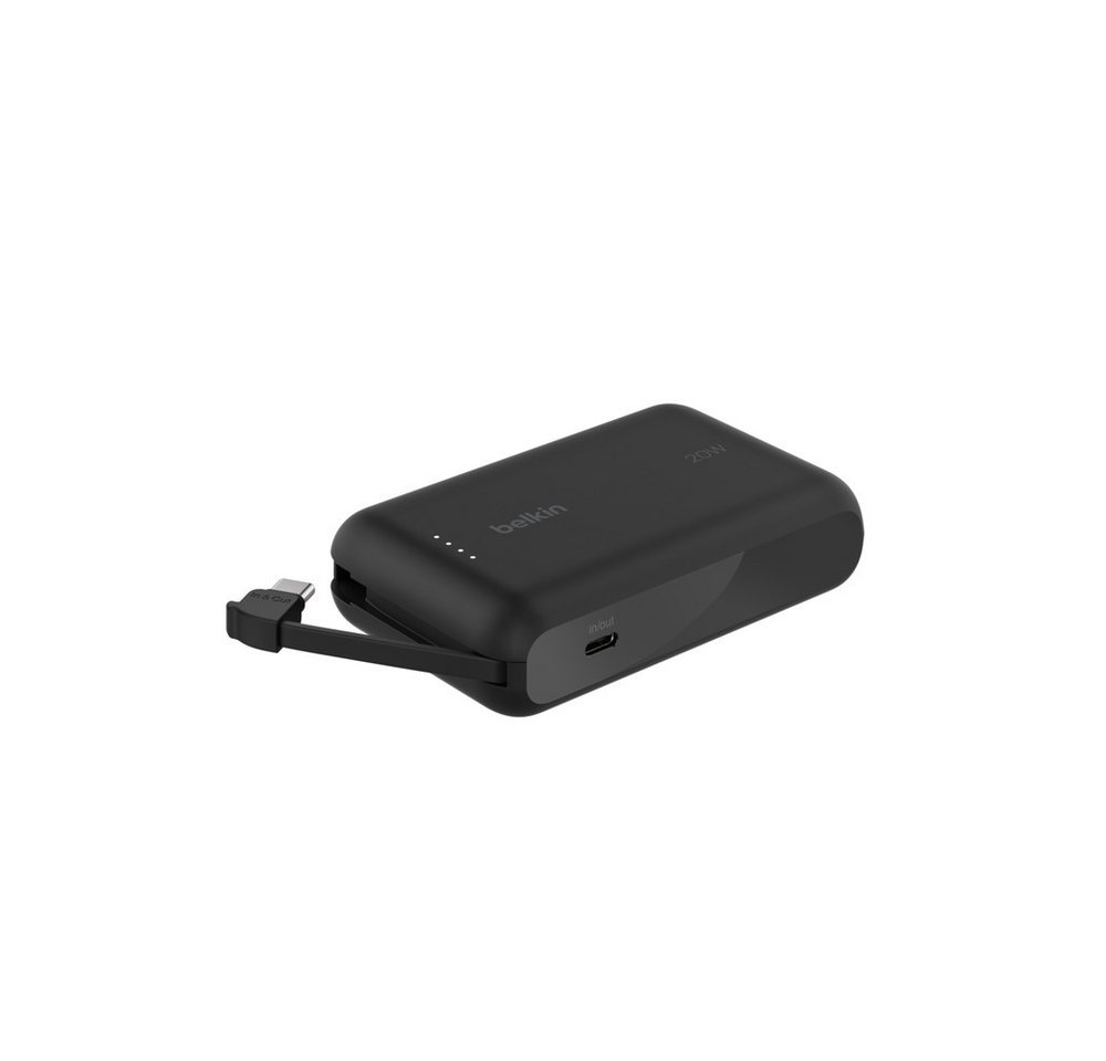 Belkin BoostCharge Powerbank 10K mit integriertem Kabel, schwarz Solar Powerbank Belkin BoostCharge Powerbank 10K mit integriertem Kabel, schwarz Solar Powerbank von Belkin