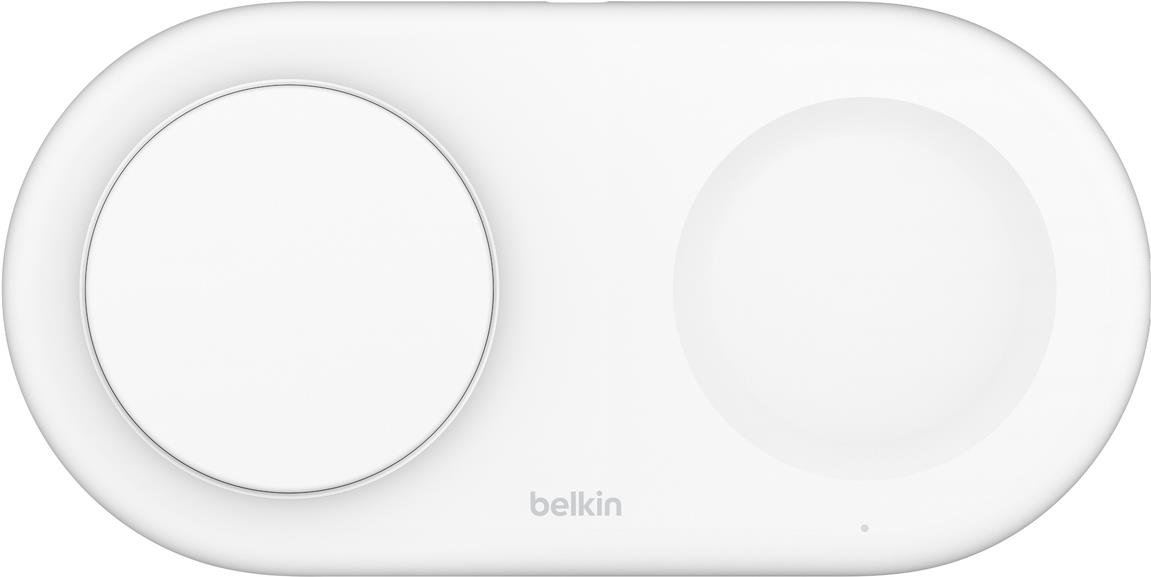 Belkin BoostCharge Pro 2-in-1 - Induktive Ladematte - magnetisch + AC-Netzteil - 15 Watt - weiß (WIZ021vfWH) von Belkin