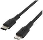 Belkin CAA003bt2MBK - 2 m - Lightning - USB C - Männlich - Männlich - Schwarz (CAA003BT2MBK) von Belkin