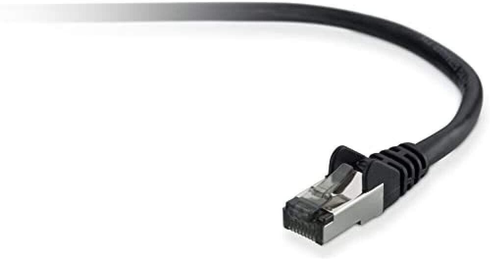 Belkin CAT5e RJ45 Patchkabel Ethernetkabel DSL LAN Internet 1m Netzwerkkabel, Flachkabel, Rundkabel, Tragbar von Belkin
