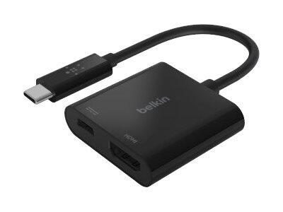 Belkin CONNECT USB-C auf HDMI-Adapter, 60W PD, schwarz (AVC002btBK) von Belkin