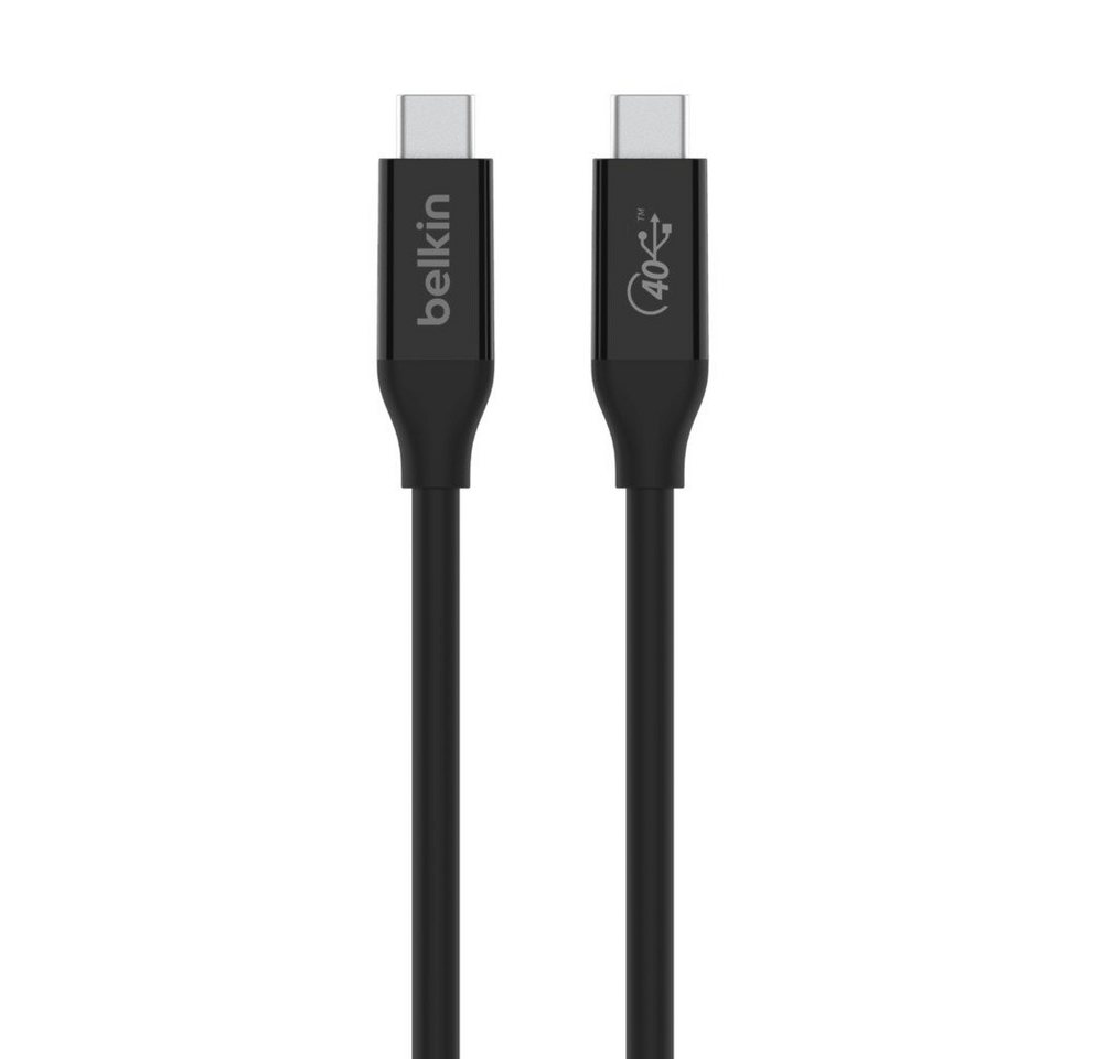 Belkin Connect USB4-Kabel USB-Kabel, USB-C, (80 cm), unterstützt Power Delivery und schnelles Laden per „Passthrough“ von Belkin