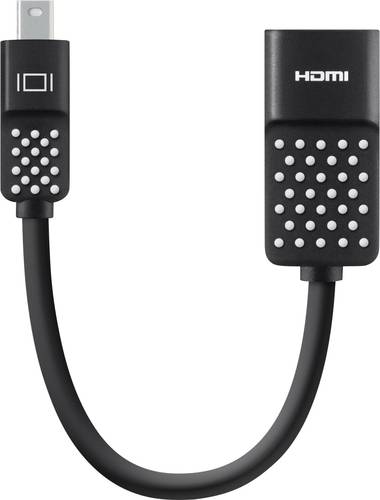 Belkin F2CD079bt DisplayPort / HDMI Adapter [1x Mini-DisplayPort Stecker - 1x HDMI-Buchse] Schwarz 1 von Belkin