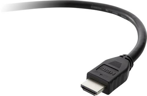 Belkin HDMI Anschlusskabel HDMI-A Stecker, HDMI-A Stecker 1.50m Schwarz F3Y017BT1.5MBLK Ultra HD (4k von Belkin