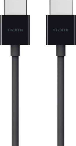 Belkin HDMI Anschlusskabel HDMI-A Stecker, HDMI-A Stecker 2.00m Schwarz AV10168bt2M-BLK Ultra HD (4k von Belkin