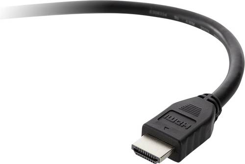 Belkin HDMI Anschlusskabel HDMI-A Stecker, HDMI-A Stecker 5.00m Schwarz F3Y017bt5M-BLK Ultra HD (4k) von Belkin