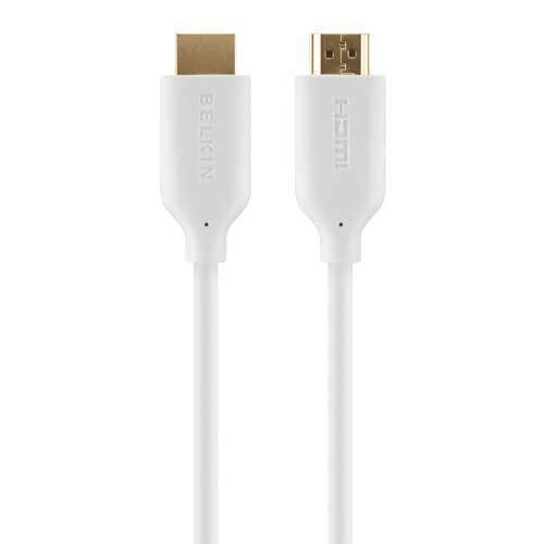Belkin HDMI-Kabel (Stecker auf Stecker, Ethernet, vergoldete Kontakte, 10 m) Weiß von Belkin