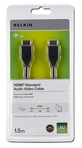 Belkin High Speed HDMI-Kabel 1,5 m Schwarz Belkin High Speed HDMI-Kabel 1,5 m Schwarz von Belkin