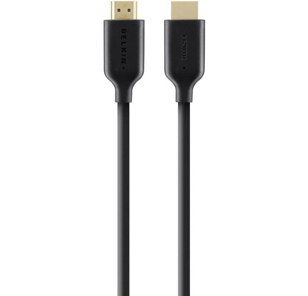 Belkin High Speed HDMI-Kabel mit Ethernet und HDMI-Kabel, (1.00 cm), Audio Return Channel, vergoldete Steckkontakte, Ultra HD (4k) HDMI von Belkin