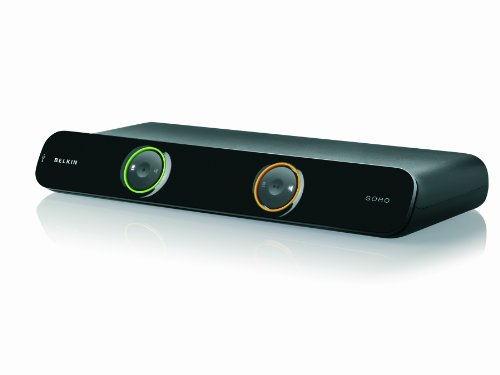 Belkin KVM New Soho 2-Port switch Umschalter (USB, DVI, inkl. 1,8m Kabel) von Belkin