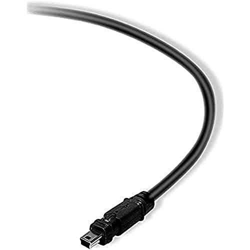 Belkin – Kabel USB-A auf Mini USB, Serie Pro – 1,8 m – schwarz von Belkin