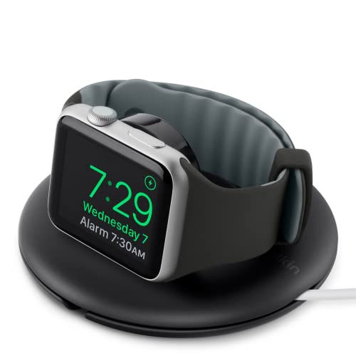 Belkin Ladedock für unterwegs für die Apple Watch Series SE, 7, 6, 5, 4, 3, 2, 1 (Ladekabel separat erhältlich) F8J218bt Schwarz von Belkin