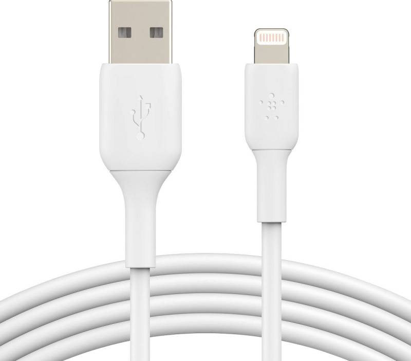 Belkin Lightning auf USB-A Kabel PVC (Länge: 2 m) Lightningkabel, USB Typ A, Lightning (200 cm) von Belkin