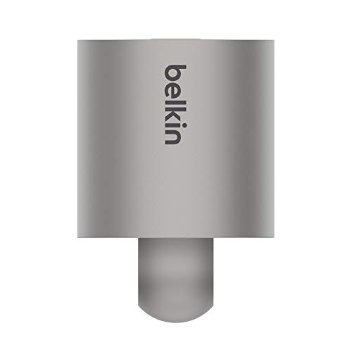 Belkin Lock-Adapter für Mac Pro (Sicherheitsschloss-Adapter, dreiteiliges Edelstahl-Design) Silber von Belkin