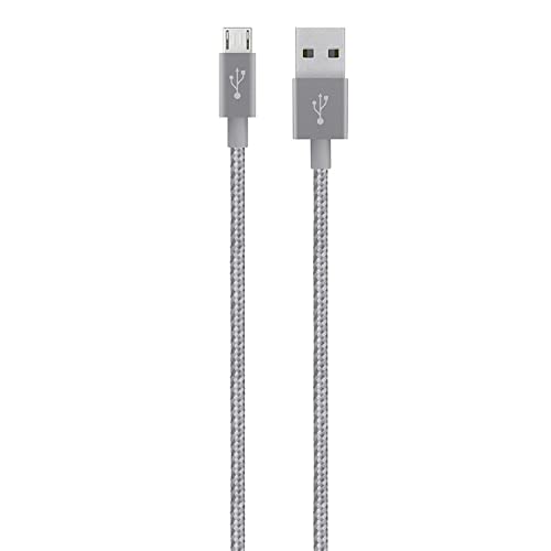 Belkin Premium MIXIT Metallic Micro-USB auf USB-A Lade-/Sync Kabel (1,2m) grau von Belkin