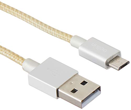 Belkin Premium MIXIT Metallic Micro-USB auf USB-A Lade-/Sync Kabel (1,2m) silber von Belkin